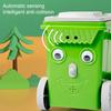 Имитация мусорного ведра, пылесос, умное объезжание препятствий, электрическая мультяшная игрушка-робот, мини-настольный очиститель с батарейным питанием
