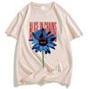 ONE EYED DAISY T- SHIRT Alice In Chains Rock Band Grunge Tshirts Casual Fashion Short Sleeve Male T Shirt Streetwear Unisex Tees