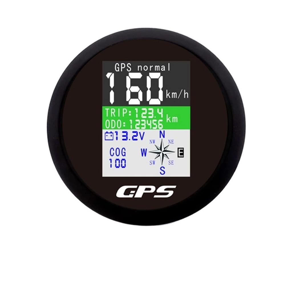 RVGVKPANAK 85mm GPS Speedometer Odometer Waterproof TFT. Digital Car Speedometer for Screen Travel C