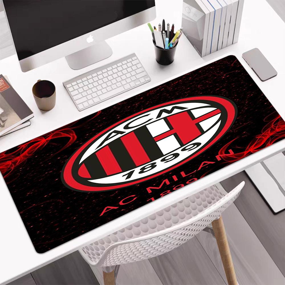 AC Milan Theme Mouse Pad, Non Slip Rubber Base, Multifunctional Office & Home Decor, Perfect for Workspace Personalization.