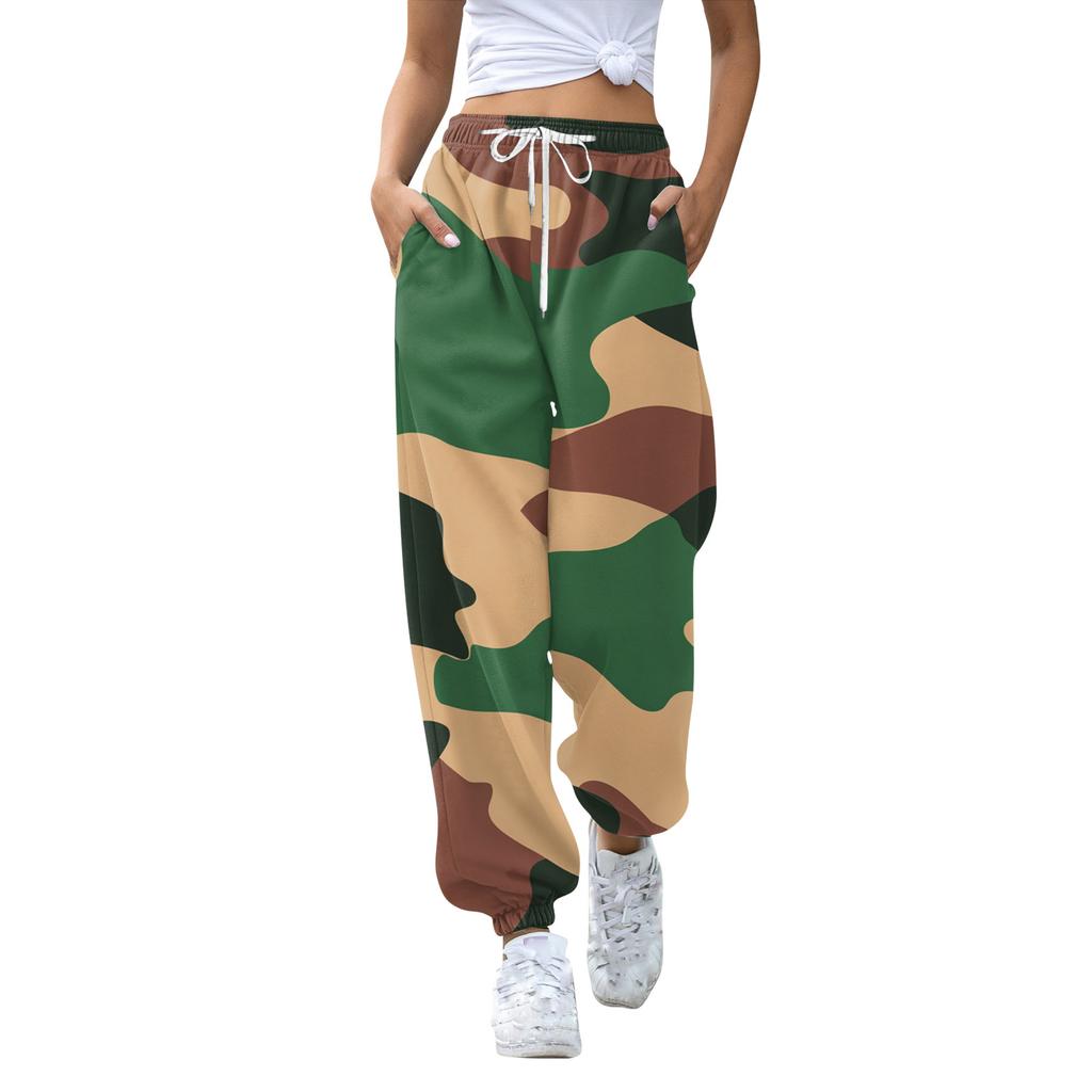 Kids Sport Printed Gradient Drawstring Pocket Casual Sweatpants Pants