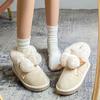 Hairball Snow Boots for Women In Winter Cute with Thick Velvet One Foot Warm Bread Shoes Cotton Shoes