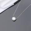 Pearl Necklace Sterling Silver 925 Simple and Versatile Niche Fashion High Grade Sense Pendant Clavicle Chain