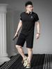European Summer Short-Sleeved Polo Shirt for Men 2025 New Trendy Embroidered Lapel T-Shirt Men's Casual Top