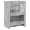 Bathroom Vanity Unit Concrete Grey 56 x 37.5 x 81 cm Particleboard