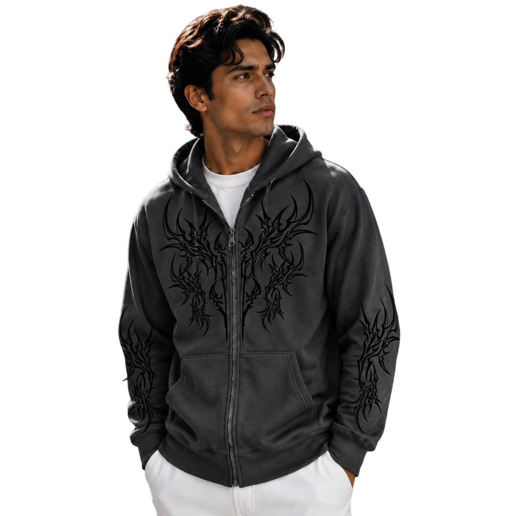 Men's Athletic Pullover Hoodie for Fall
