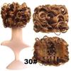 Curly Hair Chignons Hair Bun Claw Clip On Hair Wedding Retro Style