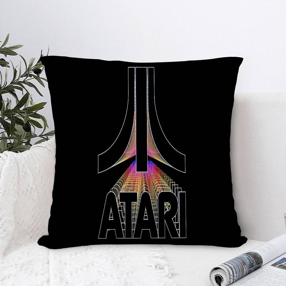 A-Atari logo Cushion Cover Car Throw Pillow Case For Sofa Car Christmas Gift 40x40cm 45x45cm