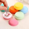 18 Pieces Compact Macaron Jewelry Holder Storage Box Macaron Jewelry Box Plastic Material Great for Travel and Home Use