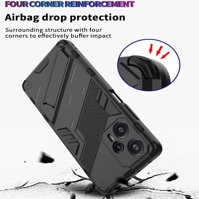Shockproof Case For POCO F5 X5 X6 M6 Pro C65 C75 Back Coque for Xiaomi Redmi Note 13 Pro Plus A1 A2 A3 13C 14C 4G Phone Cover