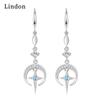 Lindon Copper Alloy Zircon Earrings Drop Earrings For Women Wedding Party Gifts