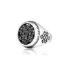 Vintage Mens Viking Tree of Life Signet Ring Cool Mens 316L Stainless Steel Nordic Rune Rings Retro Amulet Jewelry