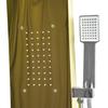 GOLD shower panel faucet