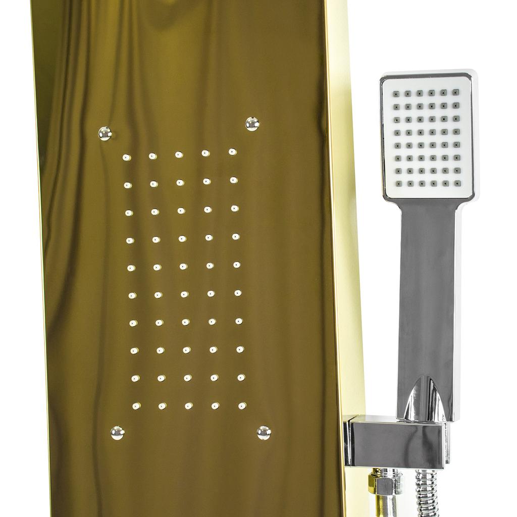 GOLD shower panel faucet