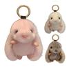 Брелок-подвеска в форме кролика с длинными ушами, плюшевый кролик, кукла, подвеска, держатель для ключей, сумка, рюкзак, украшение