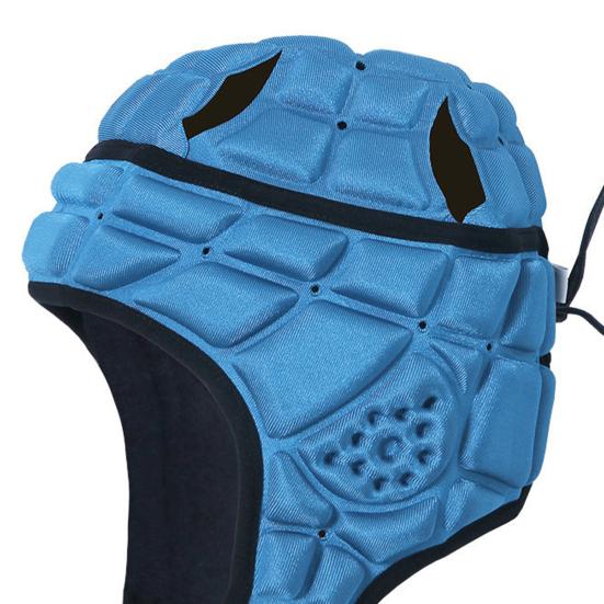 Шлем для регби, шлем с регулируемым ремешком, сверхлегкий ударопрочный футбольный лыжный мягкий защитный шлем для детей и молодежи