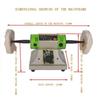 Bench Buffer Polisher 480W Mini Jewelry Rock Polishing Grinding Buffer Machine, Variable Speed 0~10000 RPM