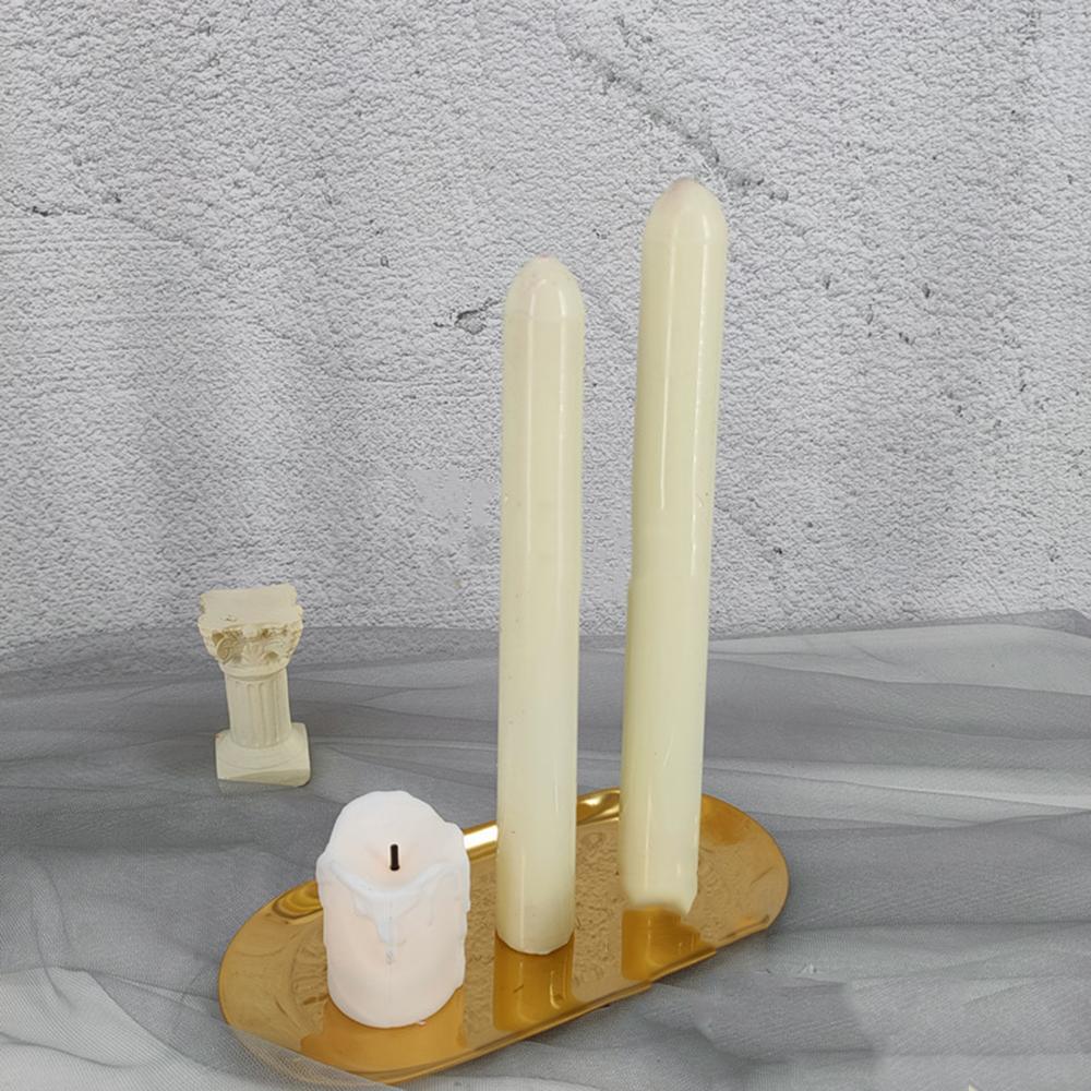 Church Party Match Large Cylinder Rib Clay Tools Plastic Stripe Long Pole Soap Making Candle Mold