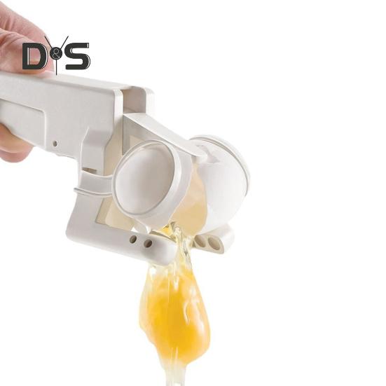 Egg Cracker Tool for Eggs Handheld Egg Opener One Hand Egg Breaker Egg Shell Opener Egg Separator Kitchen Gadget