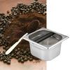 Контейнер для кофе с резиновой планкой, контейнер для мусора из нержавеющей стали, контейнер для эспрессо, контейнер для кофейной гущи, принадлежности для хлебобулочных изделий