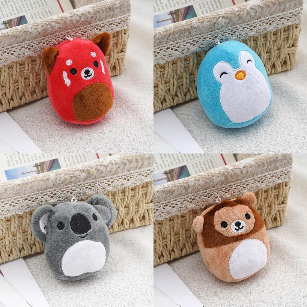 Уютный брелок Squishallow, плюшевая игрушка-мишка для детей в подарок