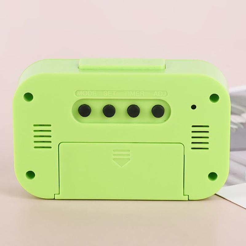 Светодиодный цифровой ночной светящийся будильник электронный будильник для домашнего офиса с подсветкой повтор календарные часы температура электронные часы