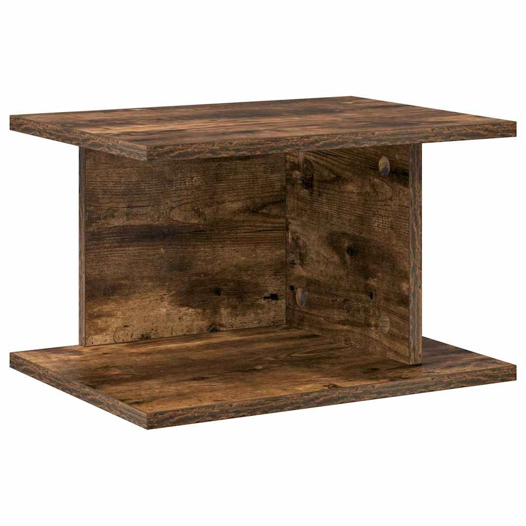 Nightstand Smoked Oak 40 x 30 x 25 cm Engineered Wood