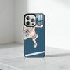 Спортивный чехол для телефона с бадминтоном для iPhone 17, 16, 15, 14, 13 Plus, Pro Max, магнитный для Magsafe, беспроводная зарядка