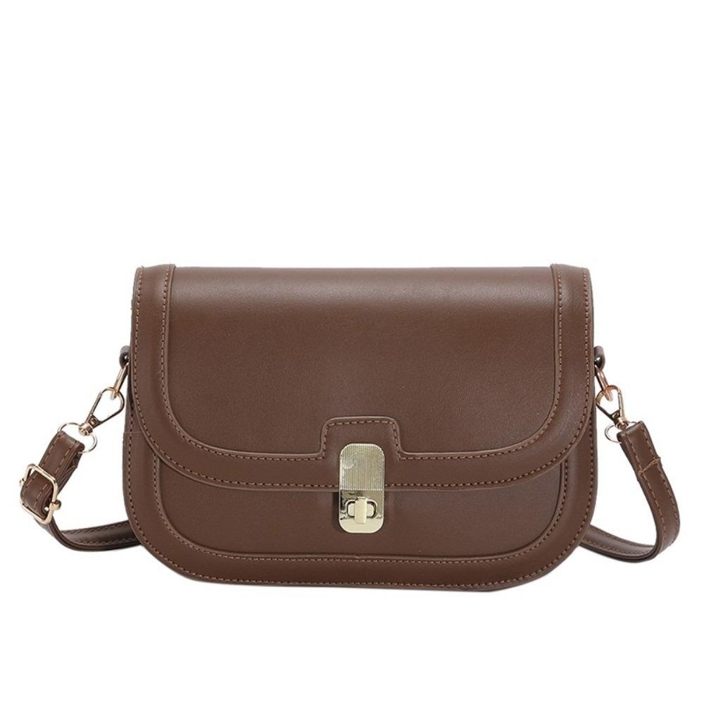 Korean Style Crossbody Bag Texture Women Underarm Bag Elegant PU Leather Shoulder Bag Outdoor