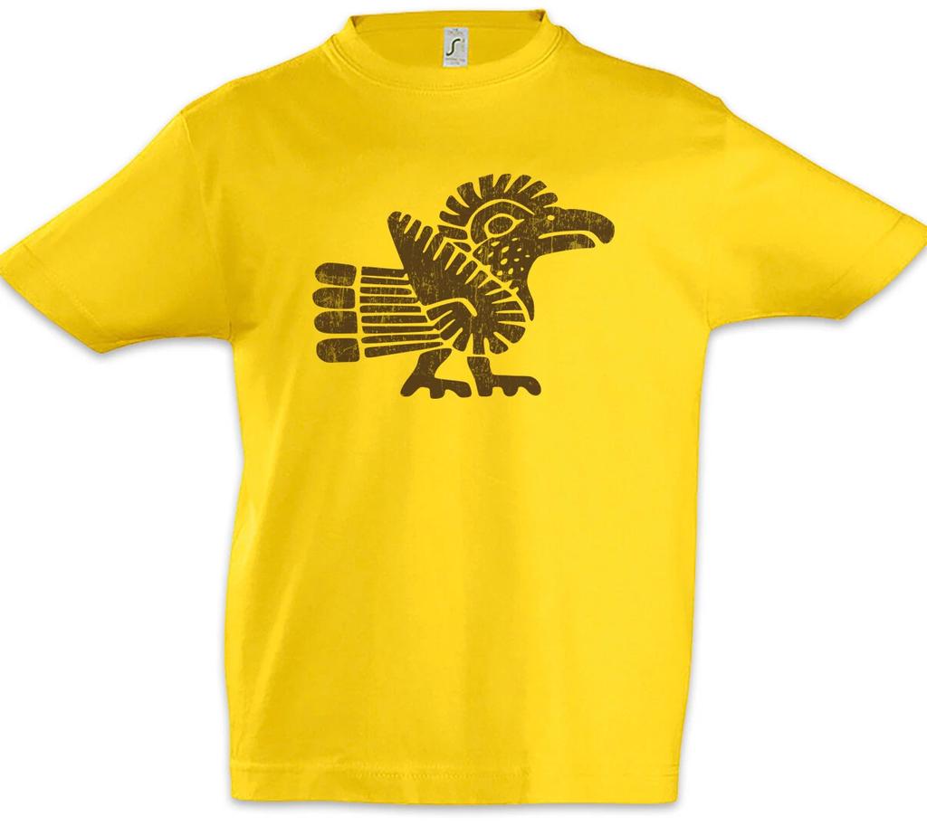Aztec Bird III Kids Boys T-Shirt Aztec Tattoo Indian Tribe Symbol Bird-