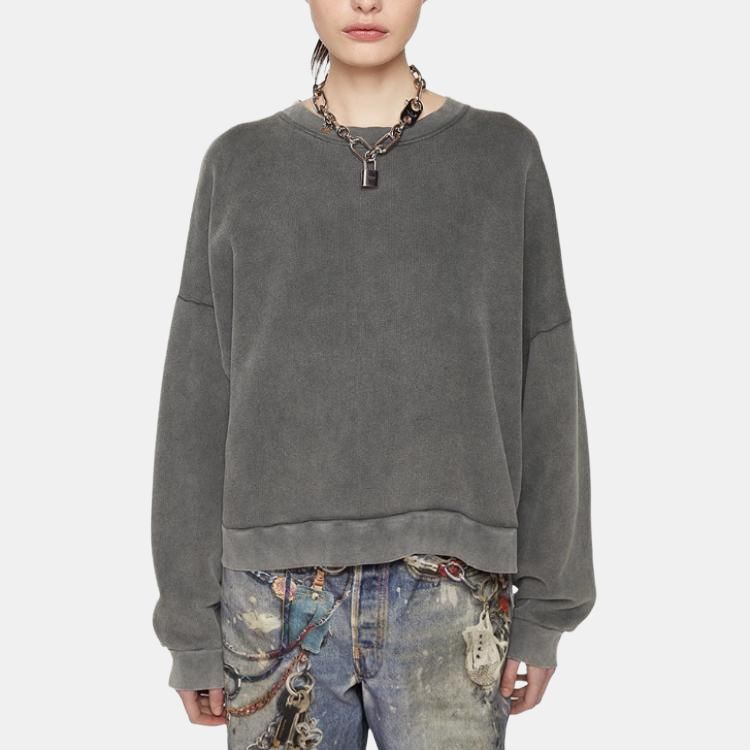 Acne Studios Logo Patch Crewneck Sweatshirt CI0137-BM0