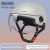 Bicycle Safety Helmet 3C Certified Men's and Women's Adult Children Cartoon Electric Bicycle Motorcycle Half Helmet with Goggles 3