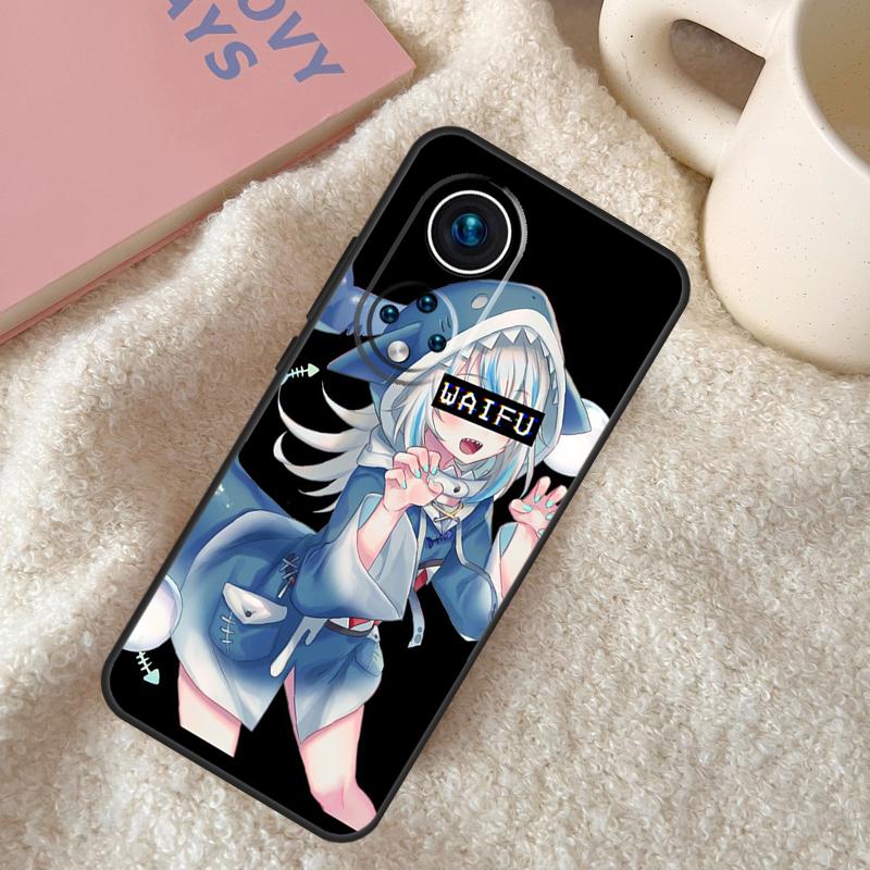 Аниме Hololive Gawr Gura Чехол для Honor X9c X8a X8b X9b X9a X8 X9 50 70 90 Lite Honor 200 Lite Magic 5 6 7 Pro Coque