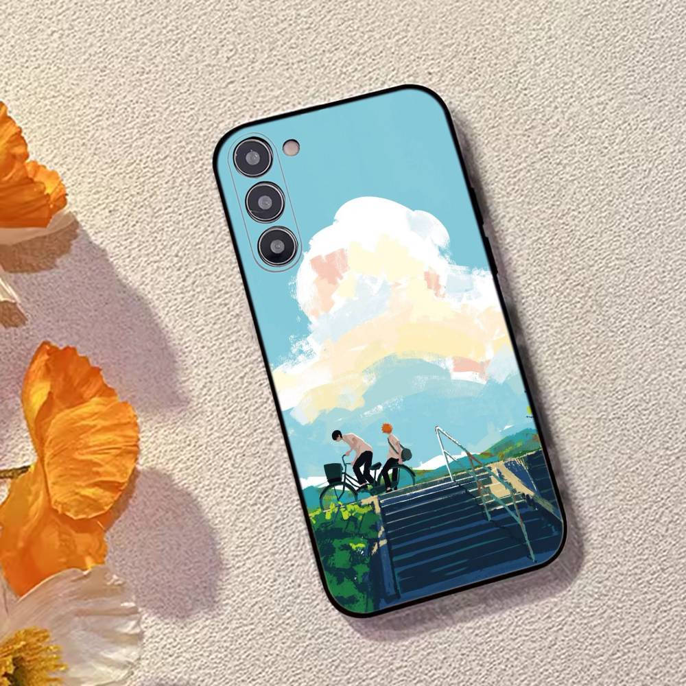 Аниме H-HaiKyuu крутой Чехол для телефона Черный Силиконовый Мягкий Для Samsung Galaxy A73,A72,A71,A70,A53,A52,A51
