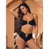Sexy Bikini Women's Swimsuit Two-piece Swimwear High Waisted Bikinis Set Female Bathing Suit Push Up Swimming for Beachwear