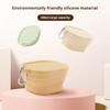 Складная силиконовая чаша 400/750 мл, складной контейнер для хранения продуктов с крышкой, герметичный ланч-бокс для кемпинга, пешего туризма, путешествий, пикника