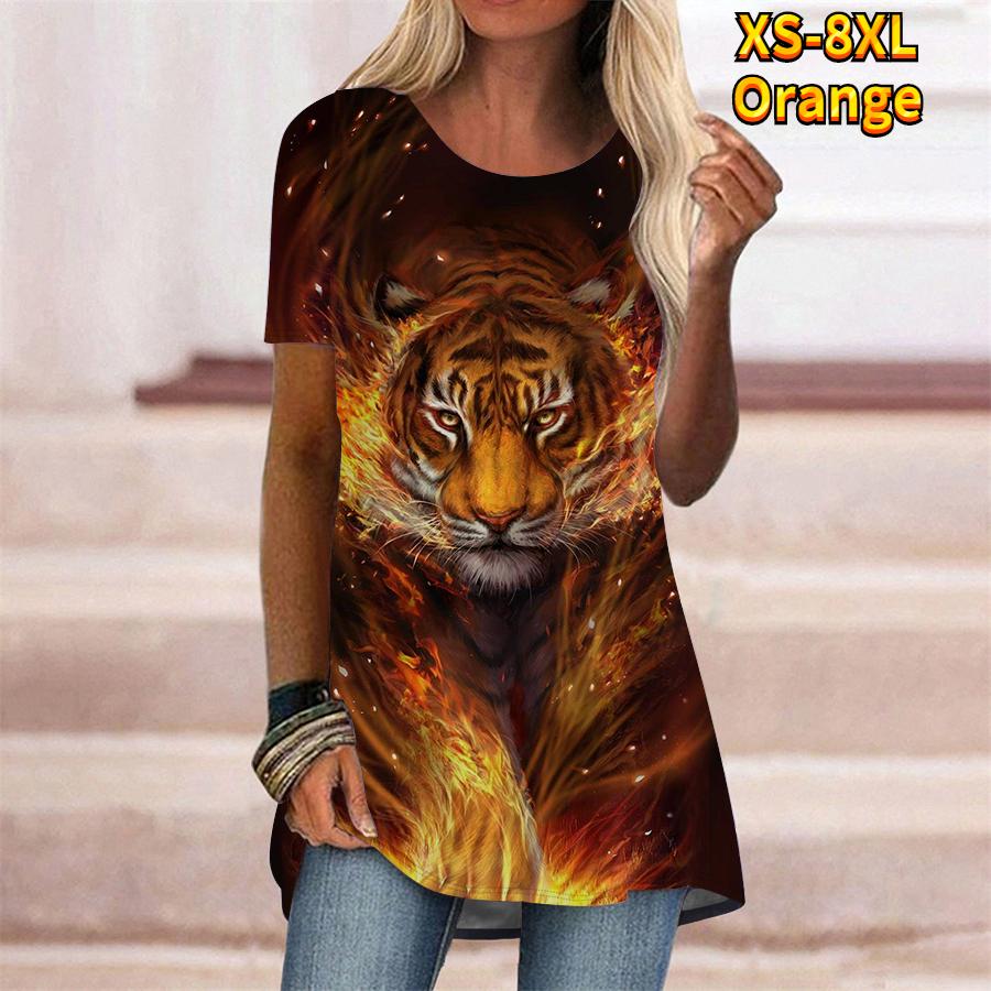 Женская летняя удобная футболка с коротким рукавом и круглым воротником размера плюс, повседневные мешковатые футболки средней длины