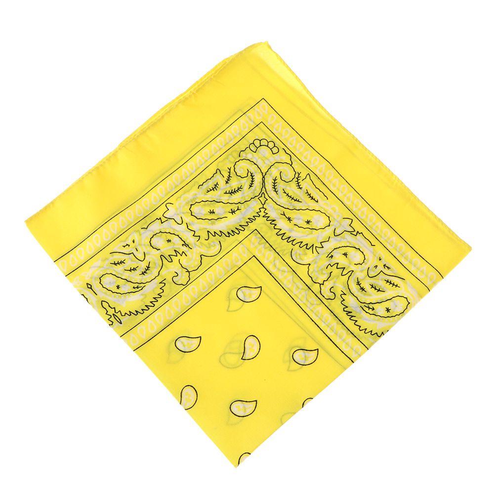 Sports Supplies Headwear Handkerchief Hair Band Printed Square Scarves Wristband Paisley Bandana