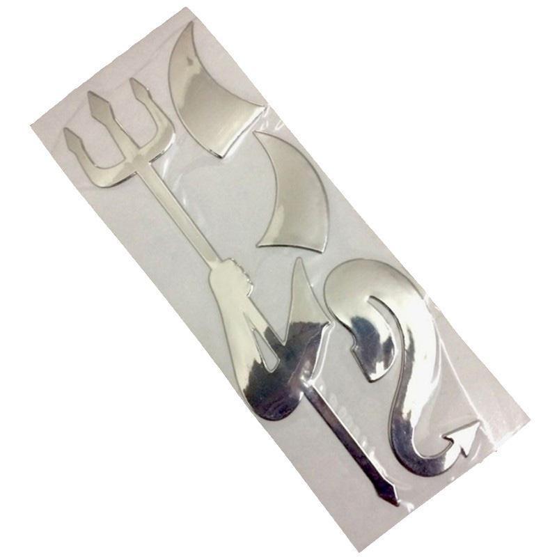 Милый 3D Водонепроницаемый Ангел-Покровитель Маленький Дьявол Демон Авто Эмблема Наклейка Автомобильные Аксессуары DIY