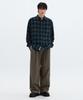 FILLUMINATE Old School Flannel Check Shirt-Green