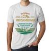 Men’s Vintage Tee Shirt Graphic T Shirt Mountain Explorer Mozambique Vintage White