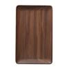 HeMu Black Walnut Whole Wood Rectangular Fruit Tray Living Room Tea Room Reception Snack Plate Restaurant Coffee Shop Service Tr