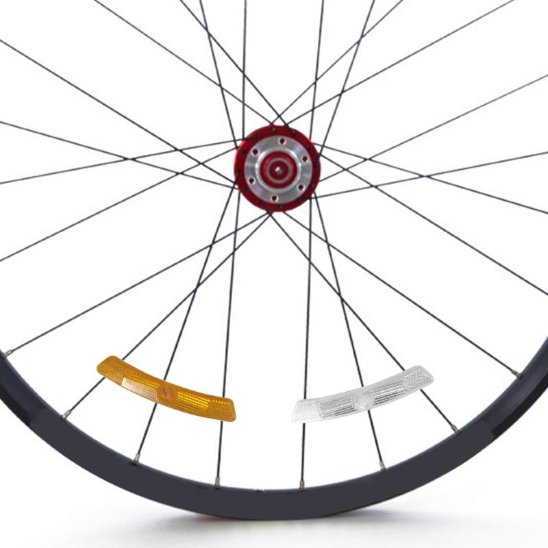 8 шт. Водонепроницаемые Велосипеды Предупреждающие Светоотражатели Безопасности Светоотражатели Спиц Колес Велосипедов
