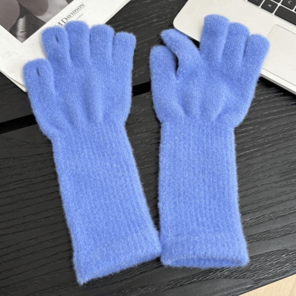 1 Pair Warm Insulation Knitted Glove Touchscreen Winter Glove Durable Warm Handwear Outdoor