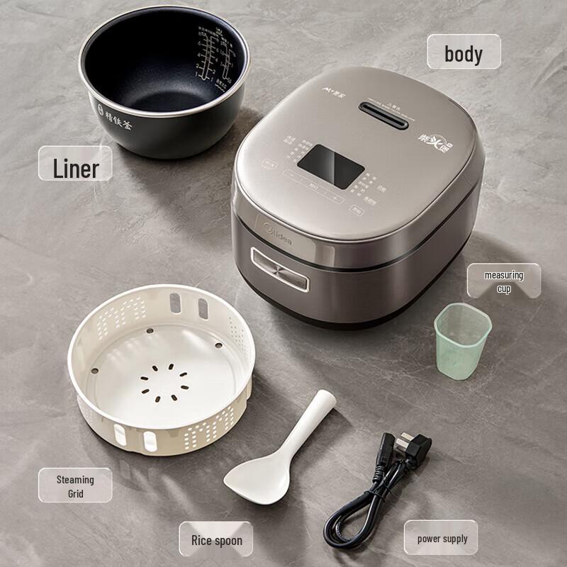 Midea IH Smart Multi-function Rice Cooker CN plug (adapter included)