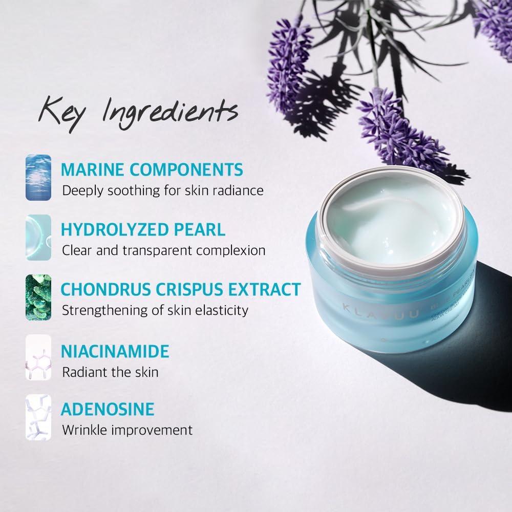 KLAVUU Marine Collagen Aqua Gel Cream - Hydrating & Refreshing, 50ml