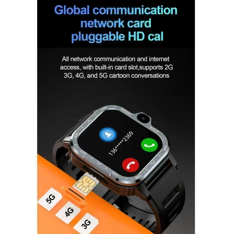 Valdus PGD Android Умные часы Мужские GPS 16 ГБ/64 ГБ ПЗУ Хранилище HD Двойная камера NFC Длительное время работы от батареи 2G 4G SIM-карта WIFI Беспроводной быстрый доступ в Интернет