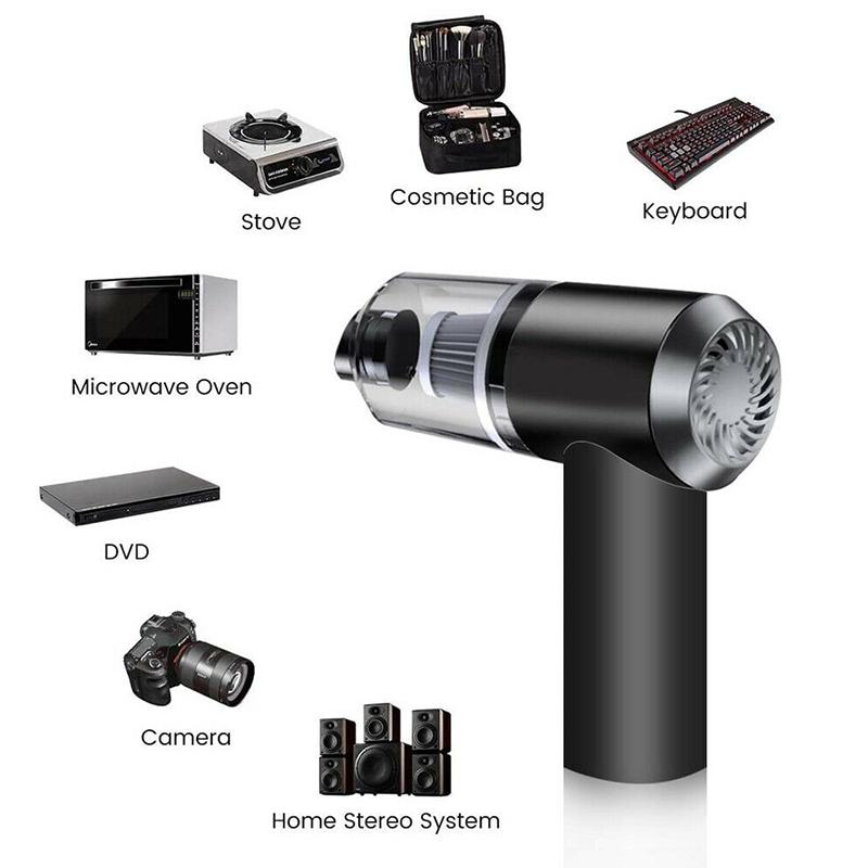 НОВЫЙ 12000PA беспроводной ручной пылесос малошумный мощный мини перезаряжаемый автомобильный бытовой пылесос для влажной и сухой уборки