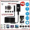 Эндоскопическая камера 1 м/1,5 м/2 м/3,5 м/5 м/10 м, 7,0 мм, 1080P HD, USB-эндоскоп с 6 светодиодным кабелем, водонепроницаемый смотровой бороскоп для ПК на базе Android
