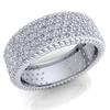 Viya Jewelry Роскошное кольцо-круг с бриллиантами, Универсальное женское кольцо с гравировкой